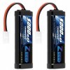 Zeee 7,2V 5000mAh RC NiMH Batterie avec Prise Tamiya pour Voiture RC Camion HPI Losi Kyosho Tamiya Hobby 2 Paquets 