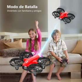 A24 Mini Drone pour Enfant Débutant RC Hélicoptère avec Télécommande, 3 Batteries Modulaires 23mins Temps de Vol, Mode de Com
