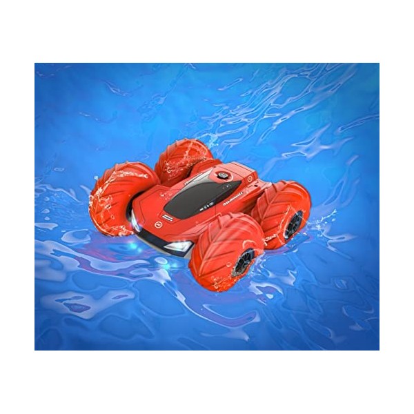 NincoRacers - Aquabound 2 Voiture télécommandée amphibie et réversible Voiture Radio Control SUV Conduite par Terre, Eau et N