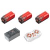 GEST Technic Power Functions Set Technic Moteur avec Télécommande Upgrade Power Fonctions Motor Set Compatible avec Lego Tech