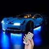 Hosdiy Télécommande Jeu de Lumière pour Bugatti Chiron Modèle - Compatible avec Lego 42083 - LED Lumiere Kit Seul Lumière,