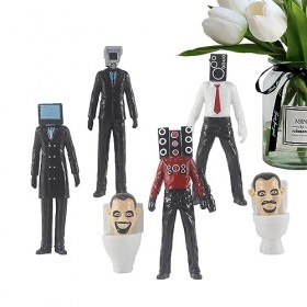 cypreason Skibidi Toiletten Figurine daction pour Toilettes