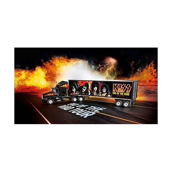 Revell 07644 Coffret Cadeau maquette camion Kiss Tour à construire, échelle 1/32, Noir