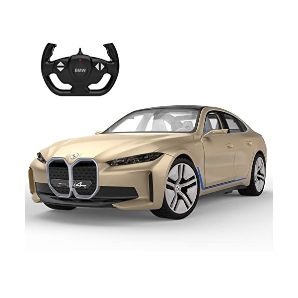 TURBO CHALLENGE - BMW I4 Concept - RC Prestige - 095609 - Voiture Télécommandée - Bronze - 1/14 - Piles Non Incluses - Plasti