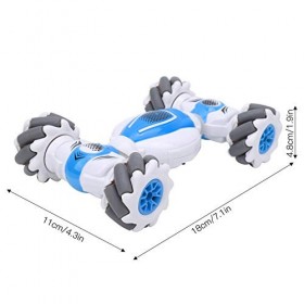 Dilwe RC Stunt Car, 2.4G Gestes Induction Quatre Roues Motrices RC Car Stunt Télécommande Voiture Jouet Cadeau pour Enfants B