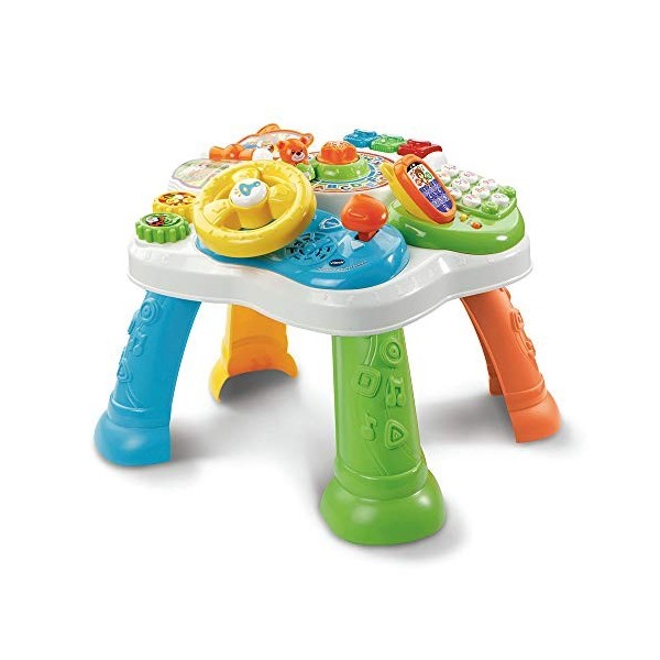 VTech - 181515 - Ma Table dActivité Bilingue - Multicolore - Version FR & Super TELECOMMANDE PARLANTE Baby Jouet Premier Age