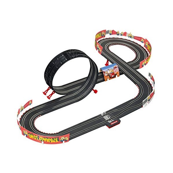 Carrera GO!!! Minion Power Racing – Circuit de Course Électrique avec Voitures Miniatures – Jouet pour Enfants à Partir de 5 