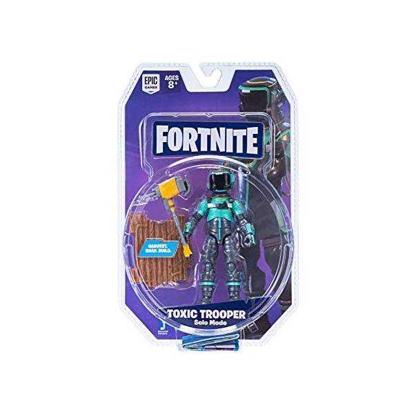 Fortnite- Solo Mode Figurine, FNT0075, Toxic Trooper