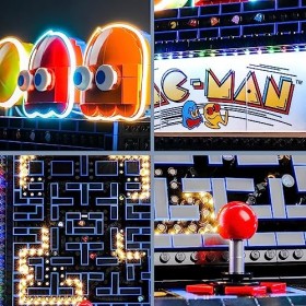 Kit déclairage de décoration télécommandé pour Lego 10323 PAC-Man Arcade Pas Lego , Kit déclairage pour Blocs de Construct