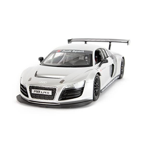 KandyToys Télécommande sous licence officielle Audi R8 LMS | Modèle 1:14sc 2,4 GHz – 2 couleurs assorties | Voiture télécomma