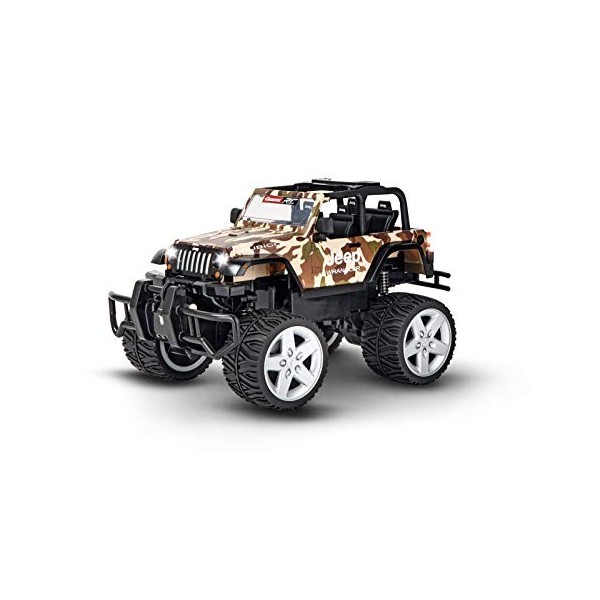 Carrera RC Jeep Wrangler Rubicon Negro/CAMUFLAJE Does Not Apply Voiture RC, 370162122, Multicolour, One Size