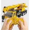 WEECOC RC Grue Construction Tracteur télécommande Grand Camion de Grue avec lumière et Son Jouet électronique Rechargeable po