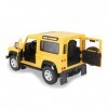 Jamara Land Rover Defender 1:14 Jaune 2,4GHz Porte Manuelle