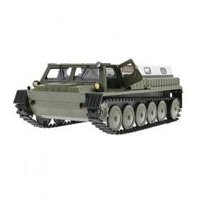 s-idee® WPL-E1 Véhicule à chenilles RC 1/16 2,4 g env. 5 km/h blindé Rc voiture LED