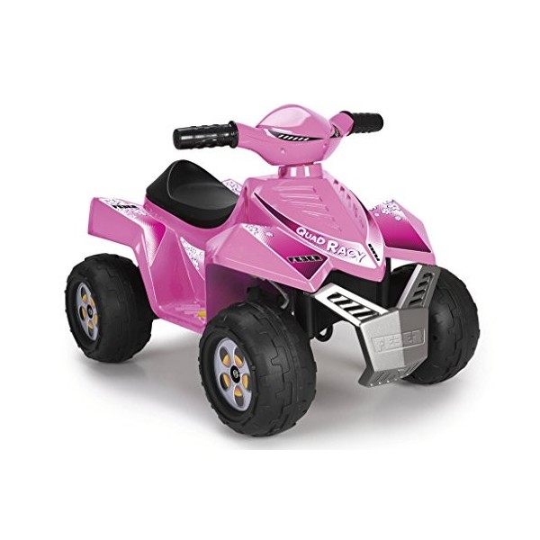 FEBER Racy - Quad Electrique pour Enfants de 12 mois à 3 ans, 6V, Rouge Famosa 800011252 