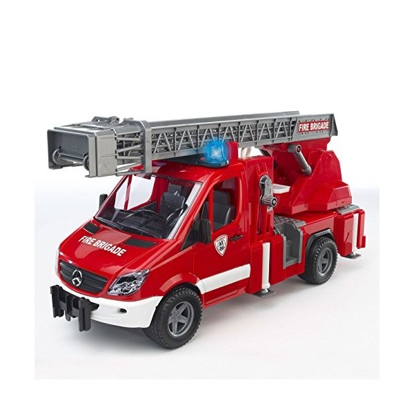 Camion De Pompiers Radiocommandé Avec Pompe À Eau, Jouet De