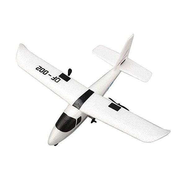 Alomejor Avion RC Prêt à Voler Bricolage Avion à Voilure Fixe Planeur Avion Télécommandé Avion RC pour Enfants Débutant avec 