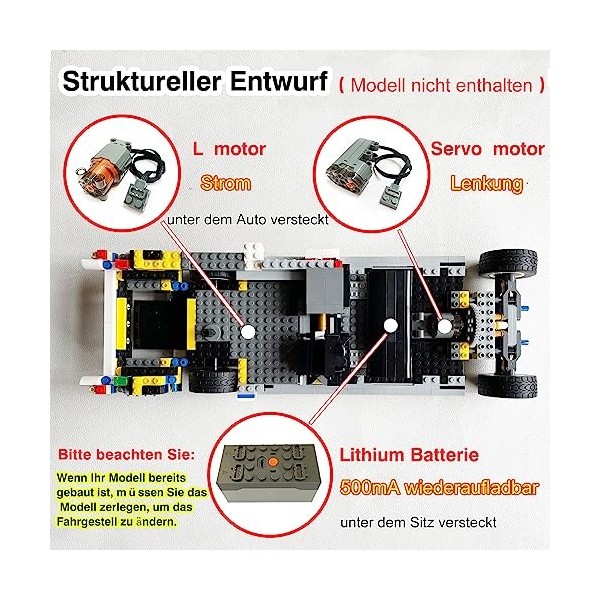 TETK Kit de mise à niveau pour Lego Icons Ghostbusters ECTO-1 10274 Super moteur et télécommande, Noël, compatible avec Lego 