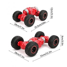 4WD RC Stunt Car, 1:16 2.4G Multi-Twist RC Stunt Truck Modèle de Voiture Double Side Driving RC Vehicle Toy