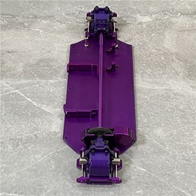 Yuikome Ensemble de DifféRentiel de BoîTe de Vitesses de Châssis de Châssis en MéTal pour 124016 124017 124018 124019 1/12 Pi