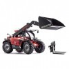 WIKING 077850 Manitou MLT 635, modèle 1:32, métal/plastique, à partir de 14 ans, bras de chargement avec mouvements réalistes