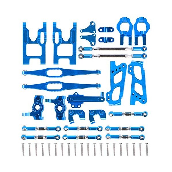 Dilwe Mise à Niveau des pièces de Rechange Bras oscillant C Kit de Feux de Route de siège arrière adapté pour WLtoys 12428/12