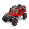 Goolsky WLtoys 104311 Voiture Télécommandée 4WD 1/10 2,4G 30 Min de Run Voiture Jeep SUV Moteur Brossé Tout-Terrain sur Cheni