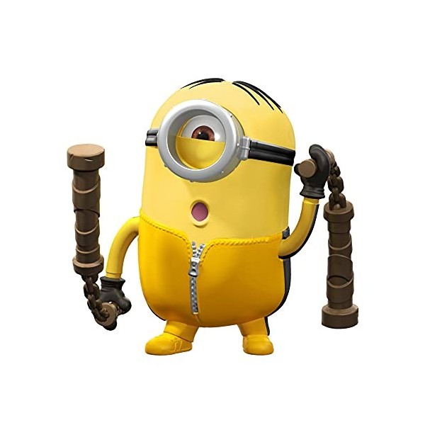 Minions figurine articulée Stuart en patins à roulettes, jouet pour enfant, GMD98