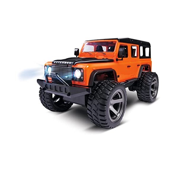 Carson 500404268 1:12 Land Rover Defender 2,4 GHz 100 % RTR Orange - Voiture télécommandée, Voiture rc, Piles et télécommande