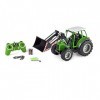 Carson 500907347 RC Tractor with Front Loader 1:16 - Véhicule télécommandé, véhicule agricole pour Enfants à partir de 8 Ans,