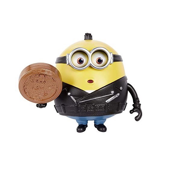 Minions figurine articulée Stuart en patins à roulettes, jouet pour enfant, GMD98