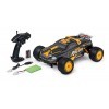 Carson 500404243 1:10 Devil Racer 2,4G 100% RTR Orange - Voiture télécommandée, truggy RC, avec Piles et télécommande, véhicu