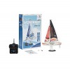 PLAYSTEAM Voyager 280 RC Controlled Wind Powered Sailboat in Red - 17.5" Tall