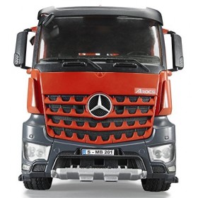 Mercedes Benz Arocs Truck with Roll-Off Container, Clamshell Buckets and 2 Pallets