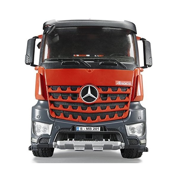 Mercedes Benz Arocs Truck with Roll-Off Container, Clamshell Buckets and 2 Pallets