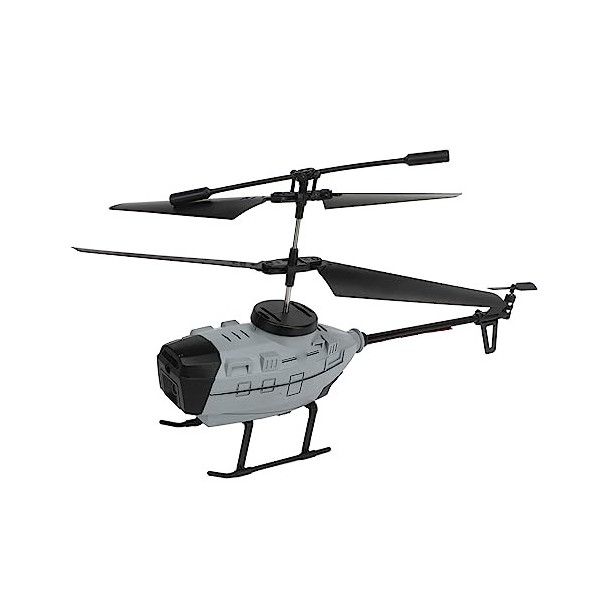 Tnfeeon Hélicoptère télécommandé, Transmission HD 4k Double Caméra RC Hélicoptère Coque en Plastique 15 Minutes pour lextéri