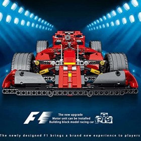 BEHOWL Technique Stem F11 Racing, 1: 10 MOC Roadster Model Building Block kit avec télécommande et app Dual Control, Jouets p