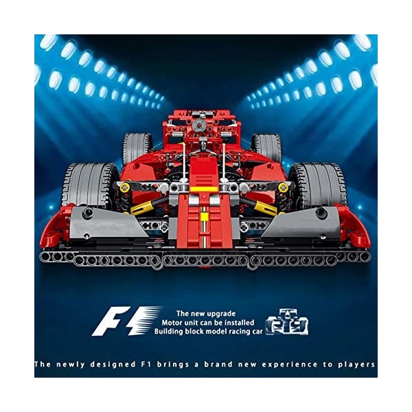 BEHOWL Technique Stem F11 Racing, 1: 10 MOC Roadster Model Building Block kit avec télécommande et app Dual Control, Jouets p