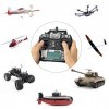 HAWKS WORK FS-i6X Ensemble émetteur 10 canaux, Contrôleur RC 2.4GHz avec récepteur pour Drone Multirotor Avion Hélicoptère P