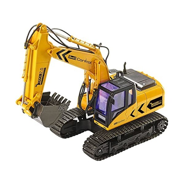 Revell Control- Revell Control-24924-Pelleteuse Radiocommandée Digger 2.0 Pelleteuse, 24924