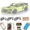 Moteur et télécommande et éclairage pour Lego 42138 Technic Ford Mustang Shelby GT500, cadeau, compatible avec Lego 42138 mo