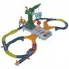 Fisher-Price Thomas et Ses Amis Coffret Train Les Sons de Chicalor : Livraison de Cranky la Grue, Locomotive motorisée Thomas