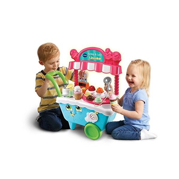 Vtech 80-600723 Pelle et Chariot à Glace en Cuir en néerlandais 