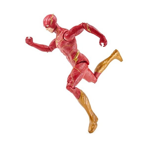 DC COMICS THE FLASH - Figurine Flash 30 Cm - Figurine Flash Articulée 30 Cm - Revivez Les Aventures De Lhomme A Grande Vites