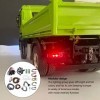 NEZE Kit déclairage LED RC, Pas de lumière de soudage Kit déclairage LED de Voiture RC modifié Flexible fiable pour Camion 