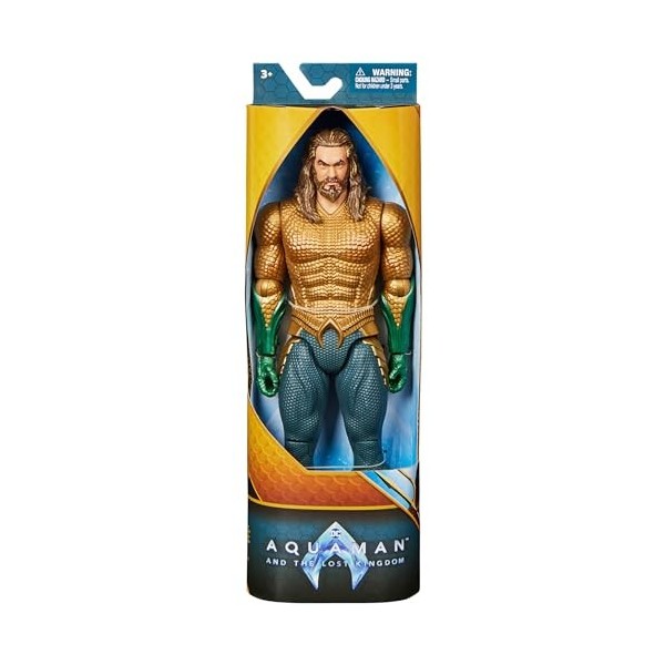 DC Comics Aquaman - Figurine 30 Cm Aquaman and The Lost Kingdom - Figurine Aquaman Articulée 30 Cm - Revivez Les Aventures du