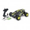 Carson 500404244 1:10 Devil Racer 2,4G 100% RTR Jaune - Voiture télécommandée, truggy RC, avec Piles et télécommande, véhicul