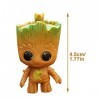 Hilloly 4 Pcs Baby Groot, Baby Groot Figurine, Les Gardiens de la Galaxie 2, Figurine Groot Flowerpot Bébé Modèle Mignon - Gr