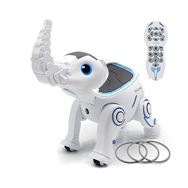 Mostop Robot Toys - Télécommande - Éléphant - Robot interactif - Co