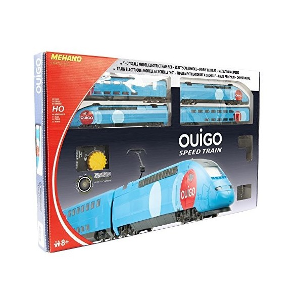 Mehano - Coffret de Train TGV Ouigo avec Transformateur et Régulate